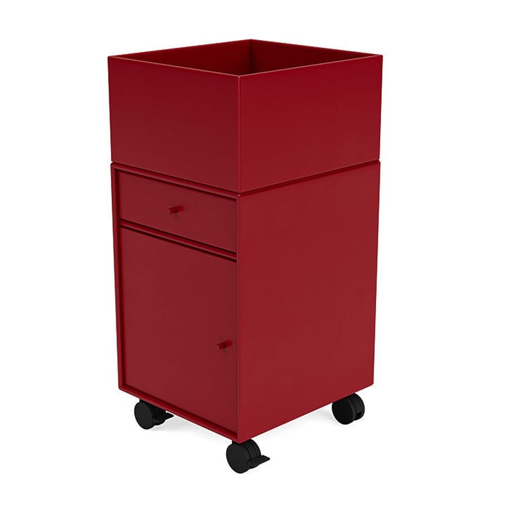 [product_category]-Montana Runner Office Unit On Castors, Beetroot Red-Montana Furniture-5714322828277-00RUNNER-165-05-MON-1