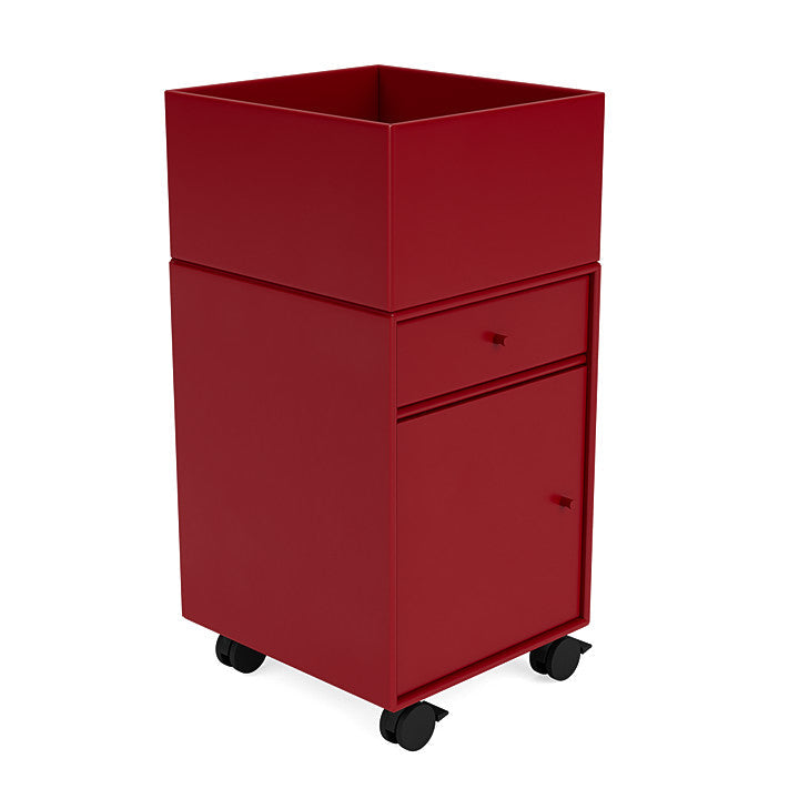 [product_category]-Montana Runner Office Unit On Castors, Beetroot Red-Montana Furniture-5714322828277-00RUNNER-165-05-MON-3