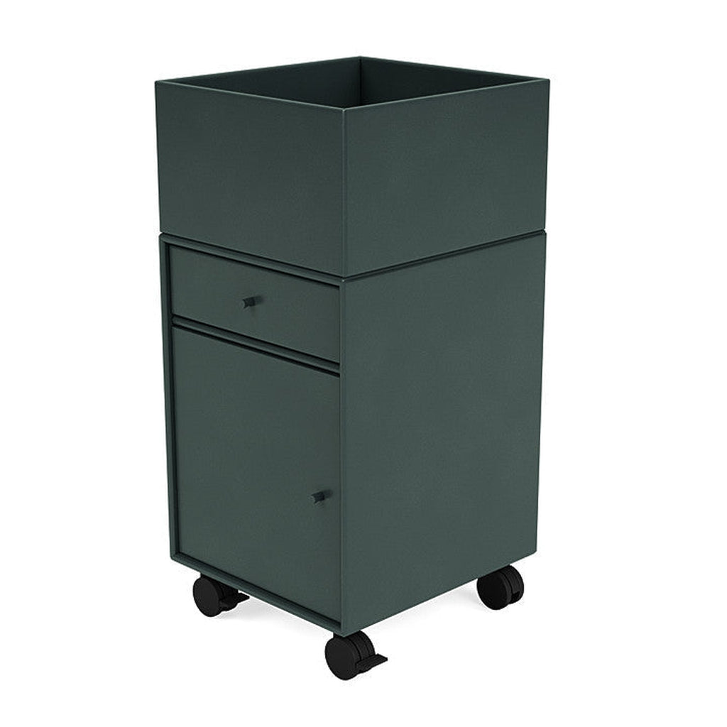 [product_category]-Montana Runner Office Unit On Castors, Black Jade-Montana Furniture-5714322828253-00RUNNER-163-05-MON-1