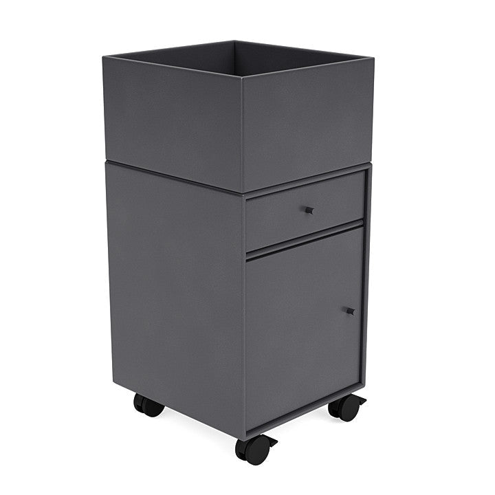 [product_category]-Montana Runner Office Unit On Castors, Carbon Black-Montana Furniture-5714322828291-00RUNNER-36-05-MON-3