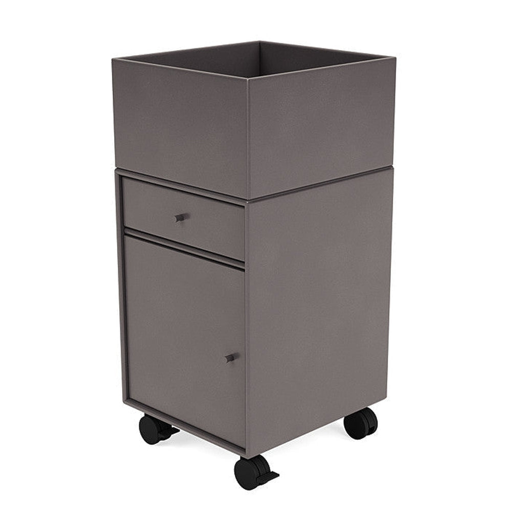 [product_category]-Montana Runner Office Unit On Castors, Coffee Brown-Montana Furniture-5714322828284-00RUNNER-35-05-MON-1