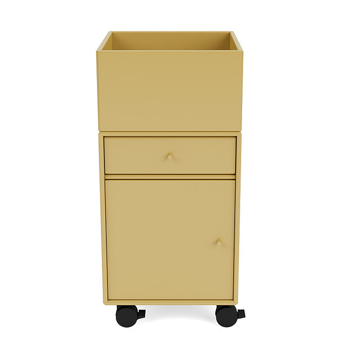 [product_category]-Montana Runner Office Unit On Castors, Cumin Yellow-Montana Furniture-5714322828192-00RUNNER-157-05-MON-2
