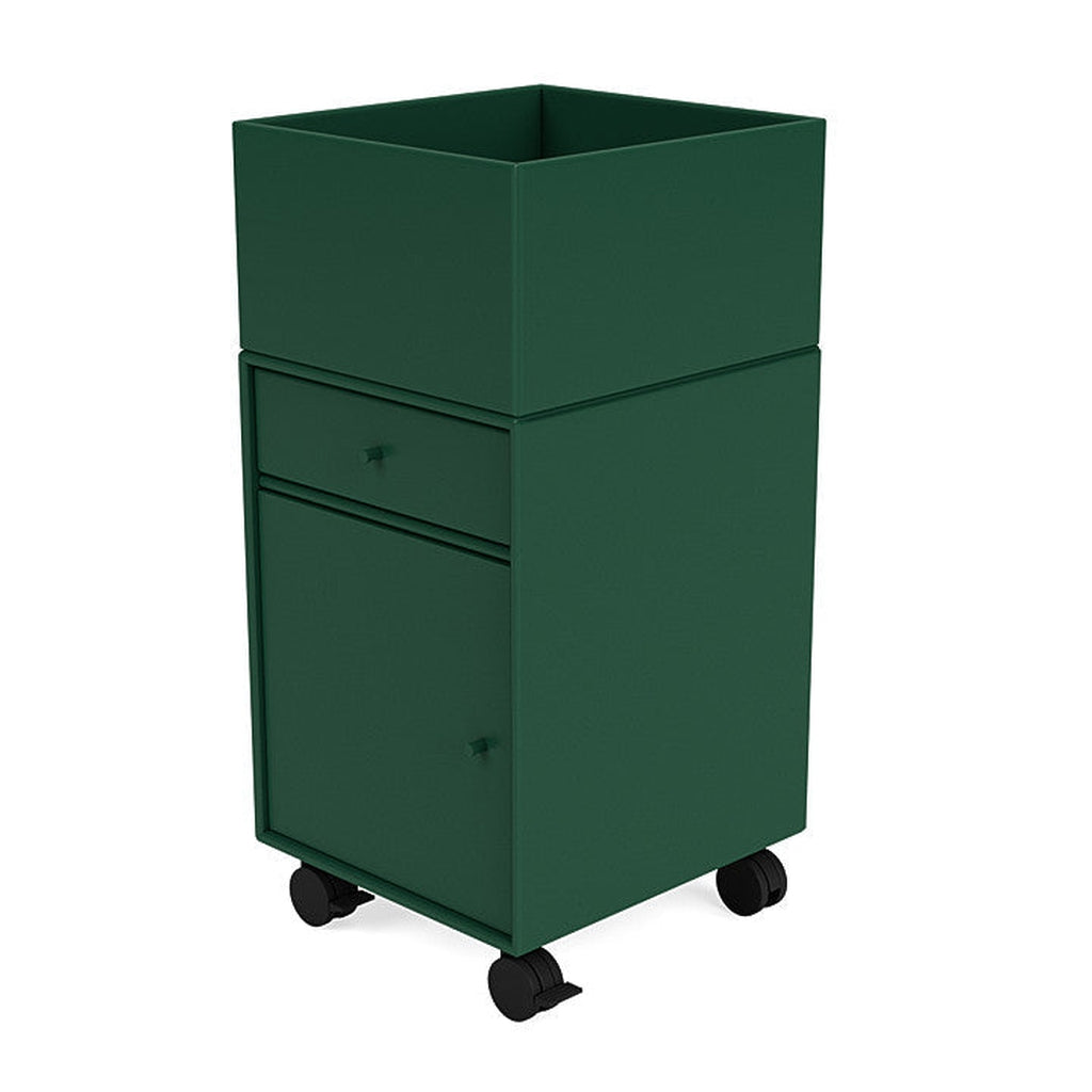 [product_category]-Montana Runner Office Unit On Castors, Pine Green-Montana Furniture-5714322827997-00RUNNER-136-05-MON-1