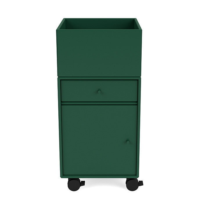 [product_category]-Montana Runner Office Unit On Castors, Pine Green-Montana Furniture-5714322827997-00RUNNER-136-05-MON-2