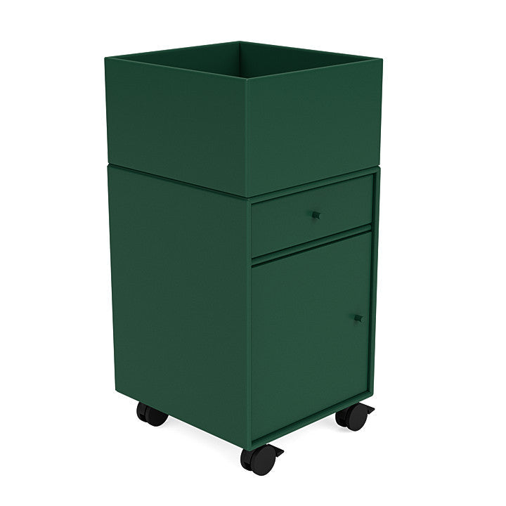 [product_category]-Montana Runner Office Unit On Castors, Pine Green-Montana Furniture-5714322827997-00RUNNER-136-05-MON-3