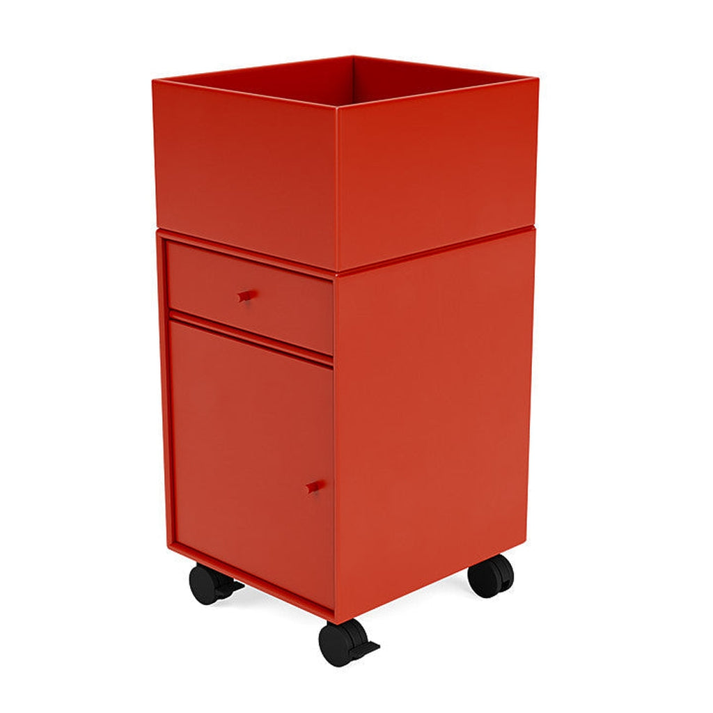 [product_category]-Montana Runner Office Unit On Castors, Rosehip Red-Montana Furniture-5714322828086-00RUNNER-145-05-MON-1