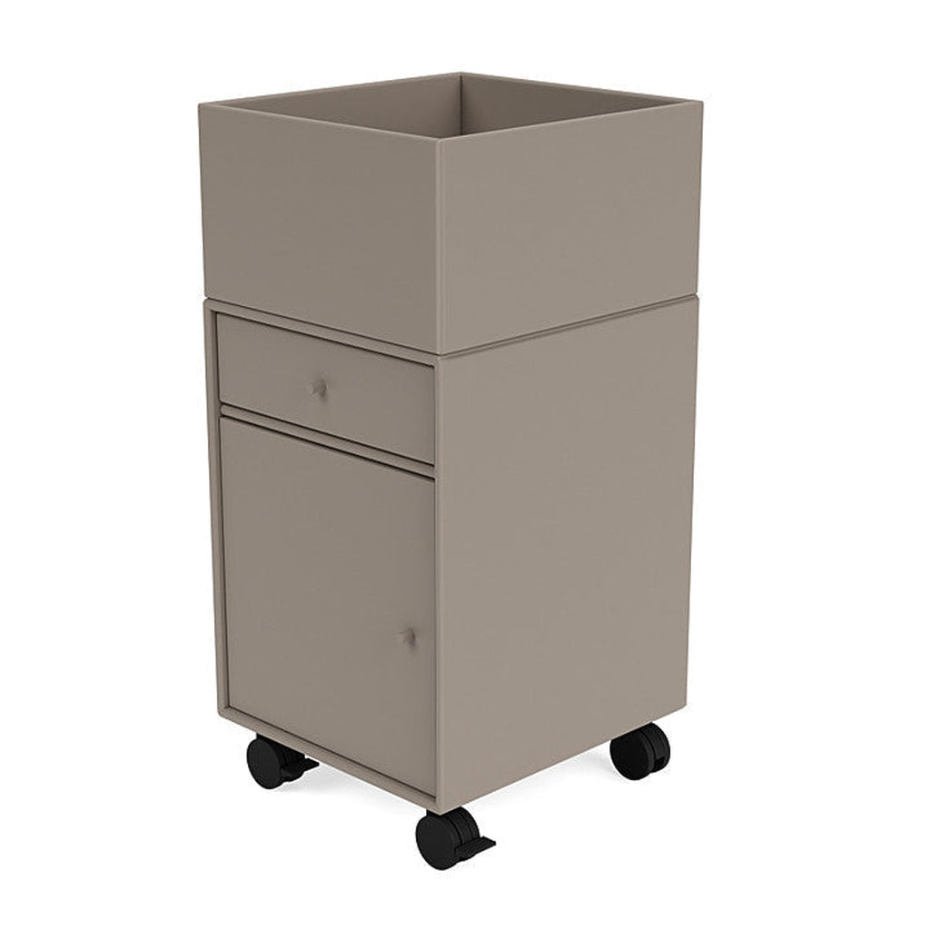 [product_category]-Montana Runner Office Unit On Castors, Truffle Grey-Montana Furniture-5714322828048-00RUNNER-141-05-MON-1