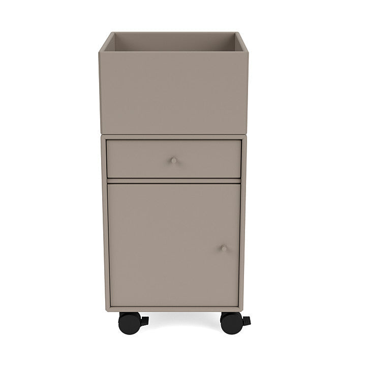 [product_category]-Montana Runner Office Unit On Castors, Truffle Grey-Montana Furniture-5714322828048-00RUNNER-141-05-MON-2