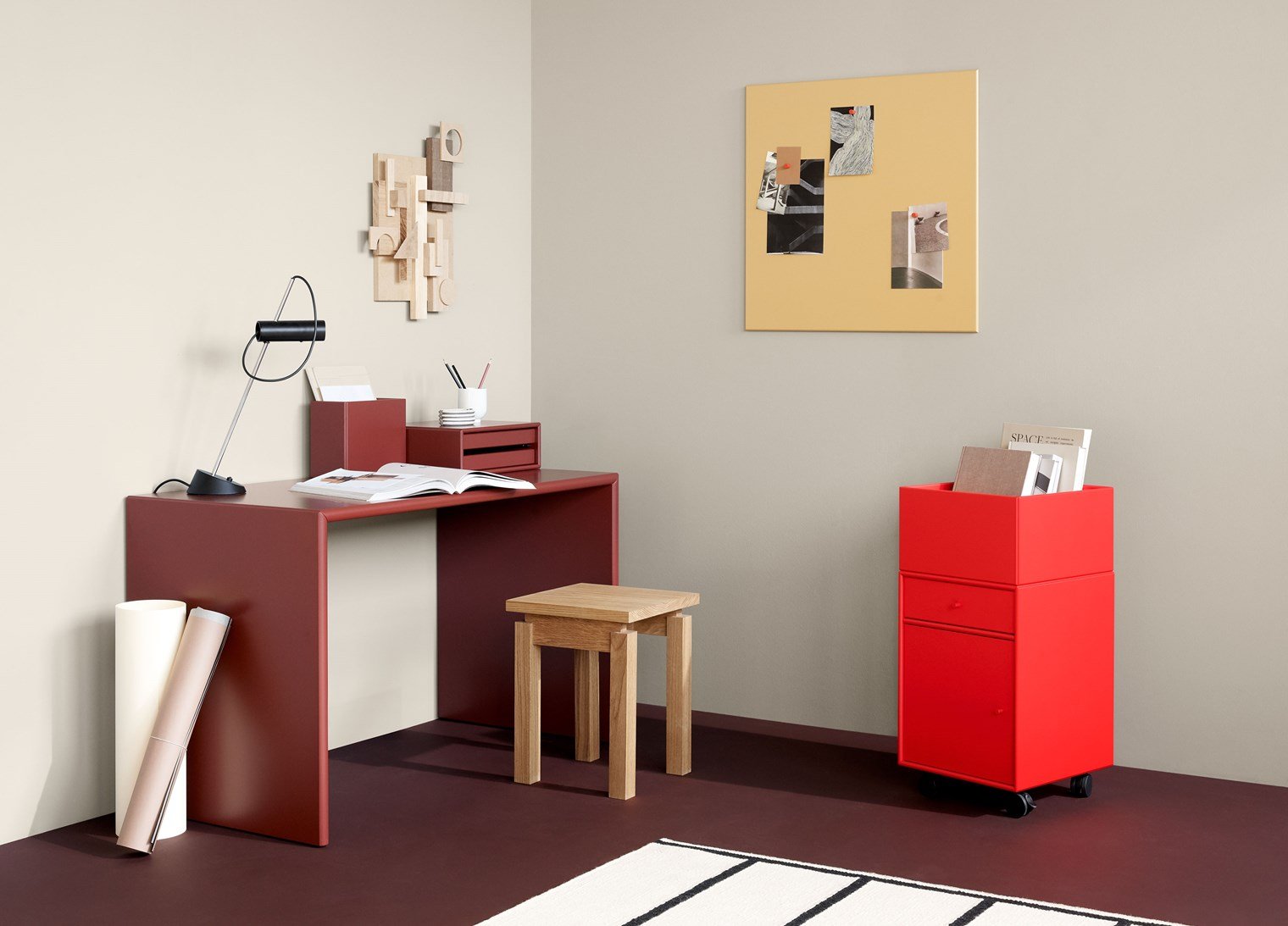 [product_category]-Montana Runner Office Unit On Castors, Truffle Grey-Montana Furniture-5714322828048-00RUNNER-141-05-MON-6