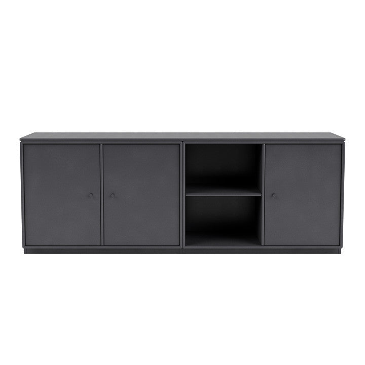 [product_category]-Montana Save Lowboard With 3 Cm Plinth, Carbon Black-Montana Furniture-5714322260015-0000SAVE-36-06-MON-2