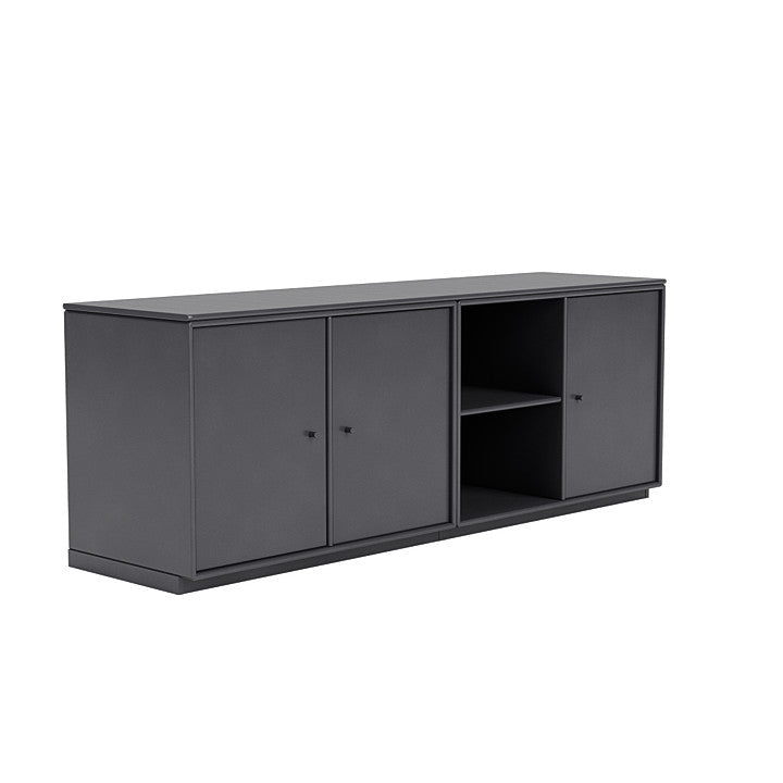 [product_category]-Montana Save Lowboard With 3 Cm Plinth, Carbon Black-Montana Furniture-5714322260015-0000SAVE-36-06-MON-3