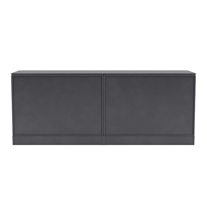 [product_category]-Montana Save Lowboard With 7 Cm Plinth, Carbon Black-Montana Furniture-5714322260022-0000SAVE-36-07-MON-4