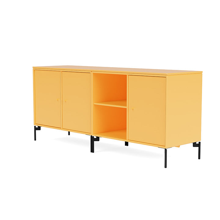 [product_category]-Montana Save Lowboard With Legs, Acacia/Black-Montana Furniture-5715288368722-0000SAVE-166-03-MON-1