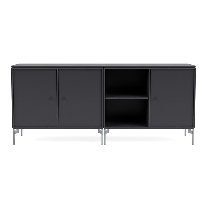 [product_category]-Montana Save Lowboard With Legs, Anthracite/Matt Chrome-Montana Furniture-5714322257442-0000SAVE-04-01-MON-2