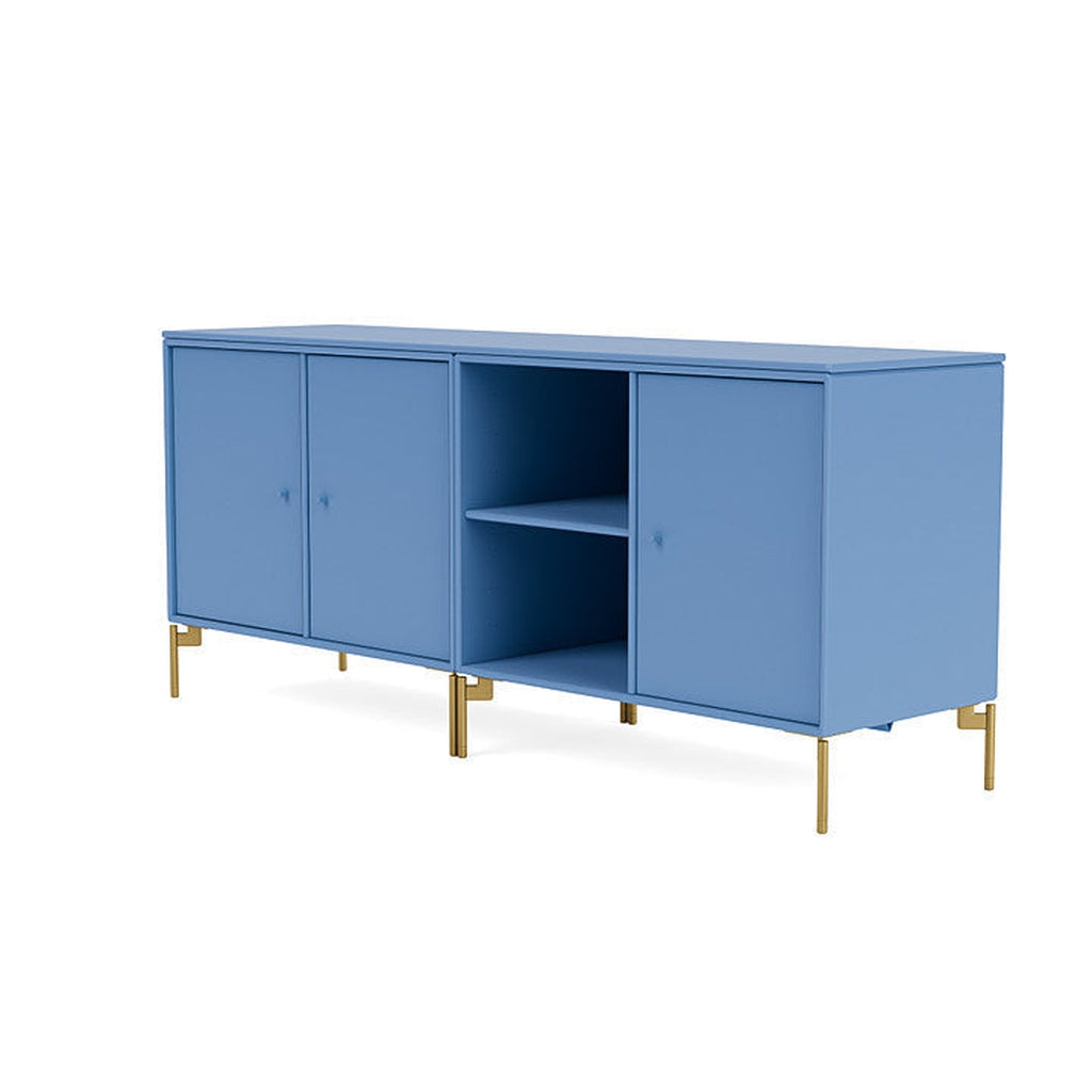 [product_category]-Montana Save Lowboard With Legs, Azure Blue/Brass-Montana Furniture-5714322259125-0000SAVE-154-09-MON-1