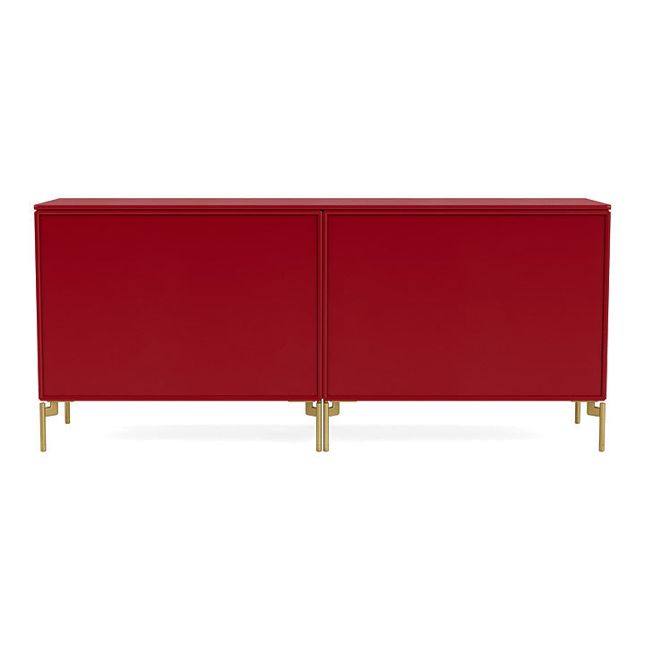 [product_category]-Montana Save Lowboard With Legs, Beetroot/Brass-Montana Furniture-5714322259897-0000SAVE-165-09-MON-4