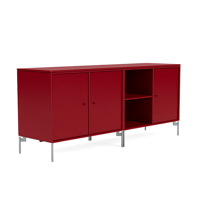 [product_category]-Montana Save Lowboard With Legs, Beetroot/Matt Chrome-Montana Furniture-5714322259835-0000SAVE-165-01-MON-3