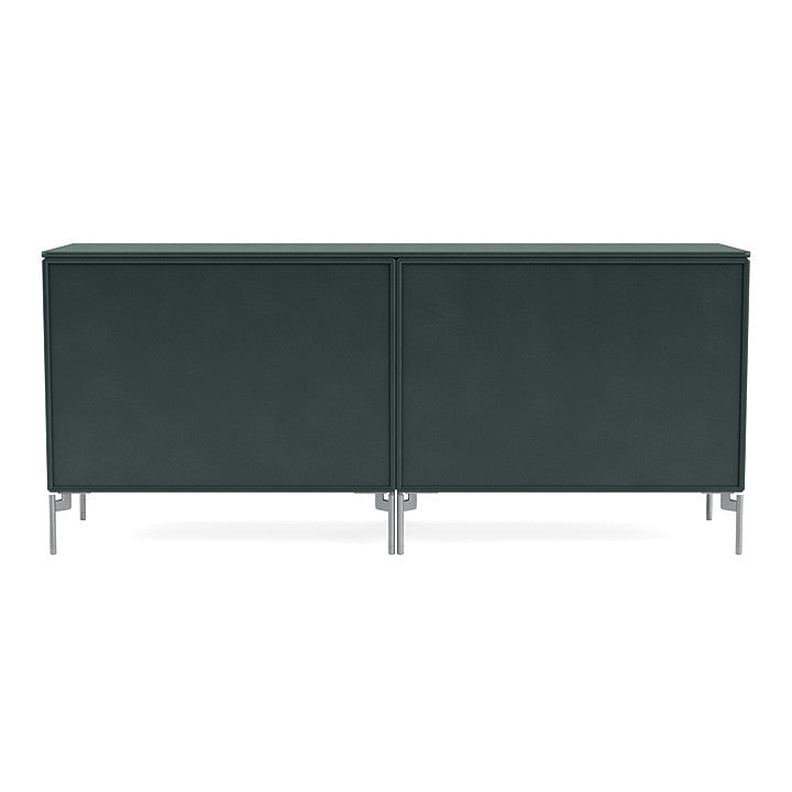 [product_category]-Montana Save Lowboard With Legs, Black Jade/Matt Chrome-Montana Furniture-5714322259699-0000SAVE-163-01-MON-4