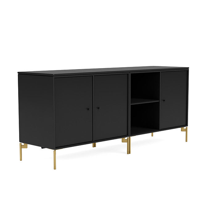 [product_category]-Montana Save Lowboard With Legs, Black/Brass-Montana Furniture-5714322257572-0000SAVE-05-09-MON-3