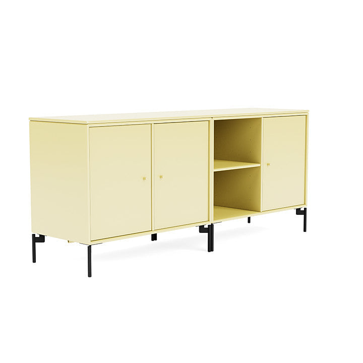 [product_category]-Montana Save Lowboard With Legs, Camomile/Black-Montana Furniture-5714322259439-0000SAVE-159-03-MON-3