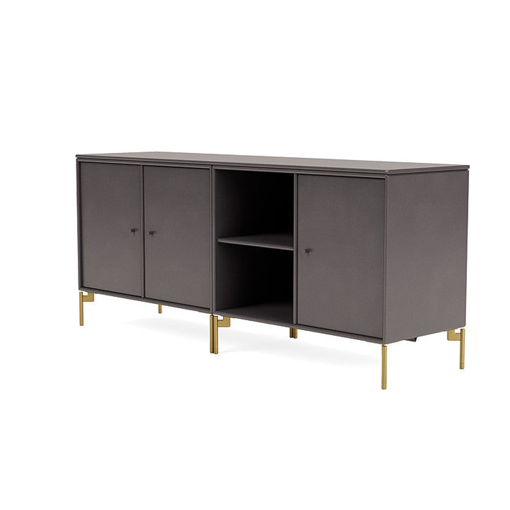 [product_category]-Montana Save Lowboard With Legs, Coffee/Brass-Montana Furniture-5714322259965-0000SAVE-35-09-MON-1