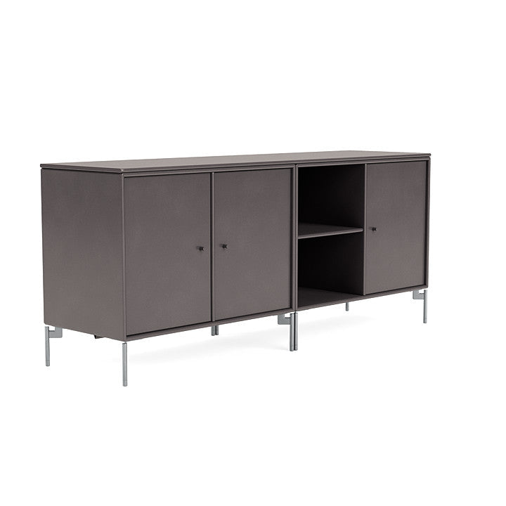[product_category]-Montana Save Lowboard With Legs, Coffee/Matt Chrome-Montana Furniture-5714322259903-0000SAVE-35-01-MON-3