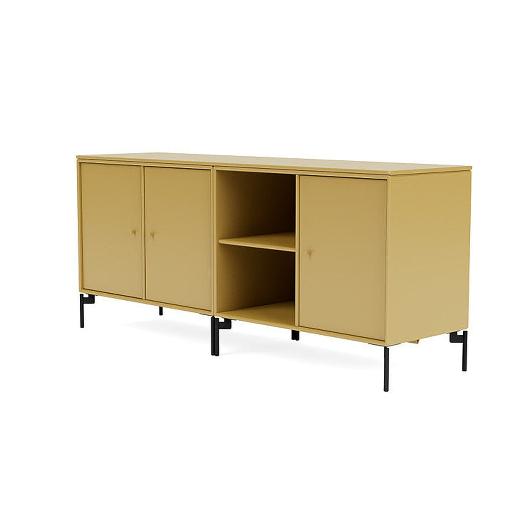[product_category]-Montana Save Lowboard With Legs, Cumin/Black-Montana Furniture-5714322259293-0000SAVE-157-03-MON-1