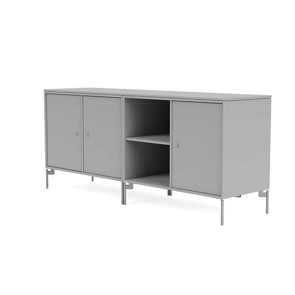 [product_category]-Montana Save Lowboard With Legs, Fjord/Matt Chrome-Montana Furniture-5714322257374-0000SAVE-02-01-MON-1