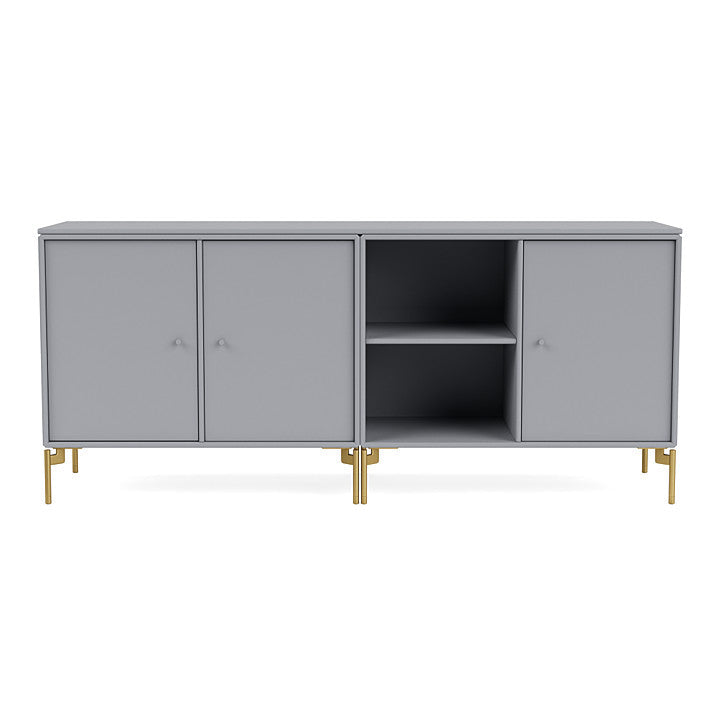 [product_category]-Montana Save Lowboard With Legs, Graphic/Brass-Montana Furniture-5714322257718-0000SAVE-100-09-MON-2