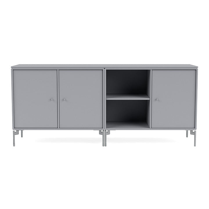 [product_category]-Montana Save Lowboard With Legs, Graphic/Matt Chrome-Montana Furniture-5714322257657-0000SAVE-100-01-MON-2