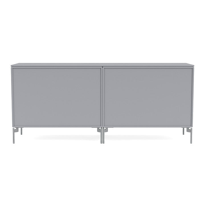 [product_category]-Montana Save Lowboard With Legs, Graphic/Matt Chrome-Montana Furniture-5714322257657-0000SAVE-100-01-MON-4