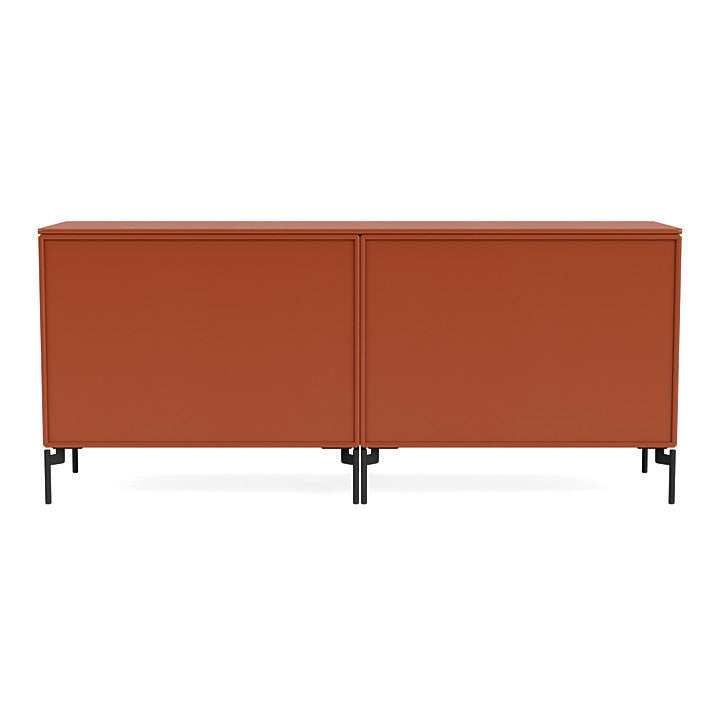 [product_category]-Montana Save Lowboard With Legs, Hokkaido/Black-Montana Furniture-5714322259644-0000SAVE-162-03-MON-4