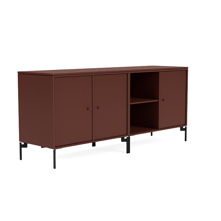 [product_category]-Montana Save Lowboard With Legs, Masala/Black-Montana Furniture-5714322259156-0000SAVE-155-03-MON-3