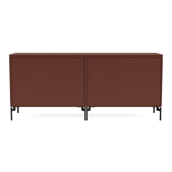 [product_category]-Montana Save Lowboard With Legs, Masala/Black-Montana Furniture-5714322259156-0000SAVE-155-03-MON-4