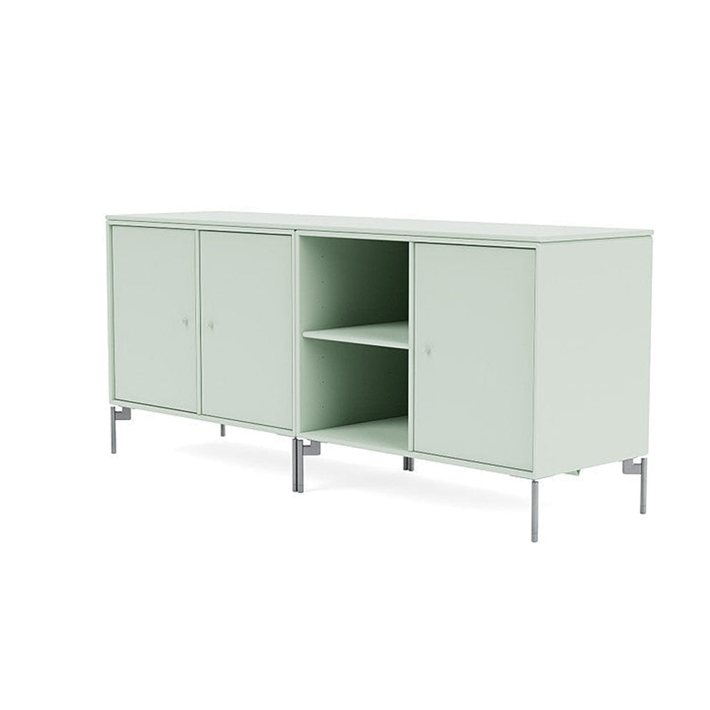 [product_category]-Montana Save Lowboard With Legs, Mist/Matt Chrome-Montana Furniture-5714322259552-0000SAVE-161-01-MON-1