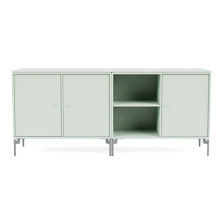 [product_category]-Montana Save Lowboard With Legs, Mist/Matt Chrome-Montana Furniture-5714322259552-0000SAVE-161-01-MON-2