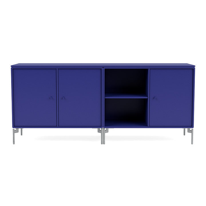 [product_category]-Montana Save Lowboard With Legs, Monarch Blue/Matt Chrome-Montana Furniture-5714322257794-0000SAVE-135-01-MON-2