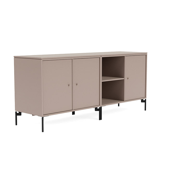 [product_category]-Montana Save Lowboard With Legs, Mushroom Brown/Black-Montana Furniture-5714322257954-0000SAVE-137-03-MON-3