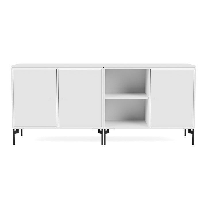 [product_category]-Montana Save Lowboard With Legs, New White/Black-Montana Furniture-5714322257749-0000SAVE-101-03-MON-2