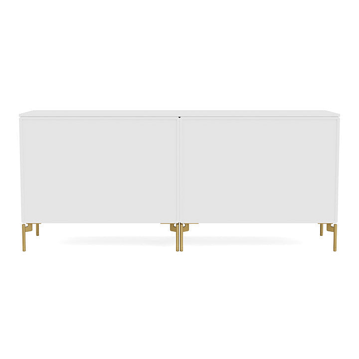 [product_category]-Montana Save Lowboard With Legs, New White/Brass-Montana Furniture-5714322257787-0000SAVE-101-09-MON-4