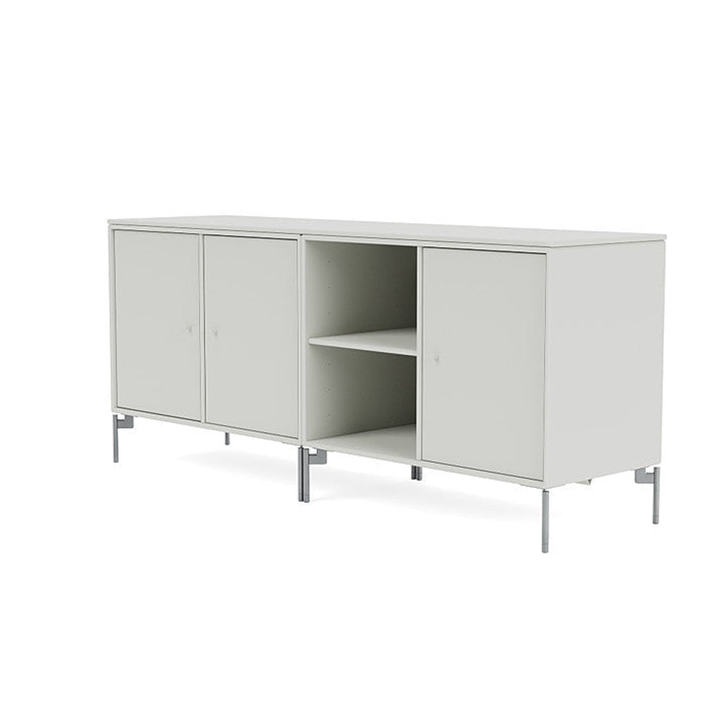 [product_category]-Montana Save Lowboard With Legs, Nordic/Matt Chrome-Montana Furniture-5714322257589-0000SAVE-09-01-MON-1