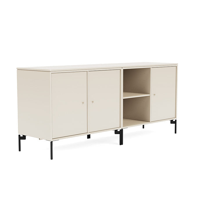 [product_category]-Montana Save Lowboard With Legs, Oat/Black-Montana Furniture-5714322259361-0000SAVE-158-03-MON-3