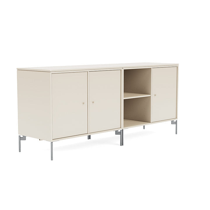 [product_category]-Montana Save Lowboard With Legs, Oat/Matt Chrome-Montana Furniture-5714322259347-0000SAVE-158-01-MON-3