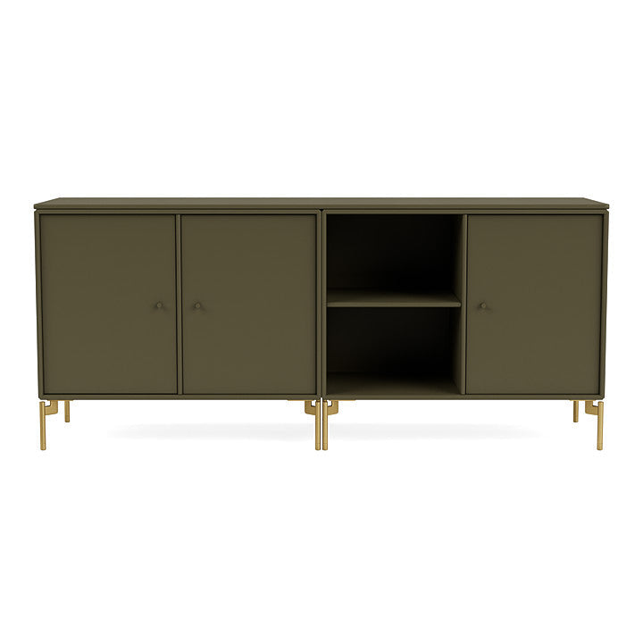 [product_category]-Montana Save Lowboard With Legs, Oregano/Brass-Montana Furniture-5714322258142-0000SAVE-139-09-MON-2