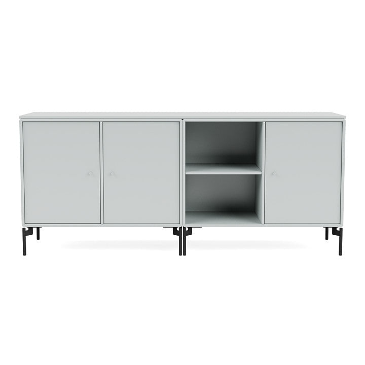 [product_category]-Montana Save Lowboard With Legs, Oyster/Black-Montana Furniture-5714322259224-0000SAVE-156-03-MON-2