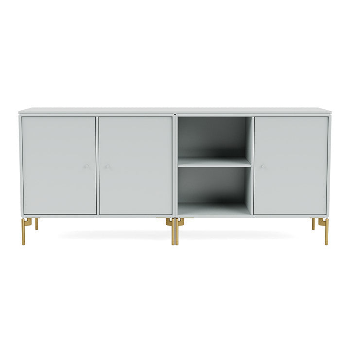 [product_category]-Montana Save Lowboard With Legs, Oyster/Brass-Montana Furniture-5714322259262-0000SAVE-156-09-MON-2