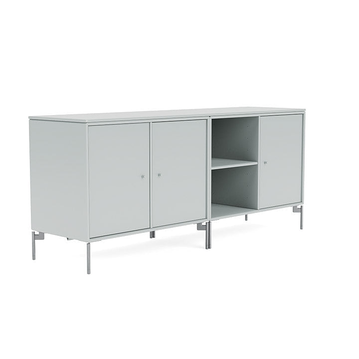 [product_category]-Montana Save Lowboard With Legs, Oyster/Matt Chrome-Montana Furniture-5714322259200-0000SAVE-156-01-MON-3