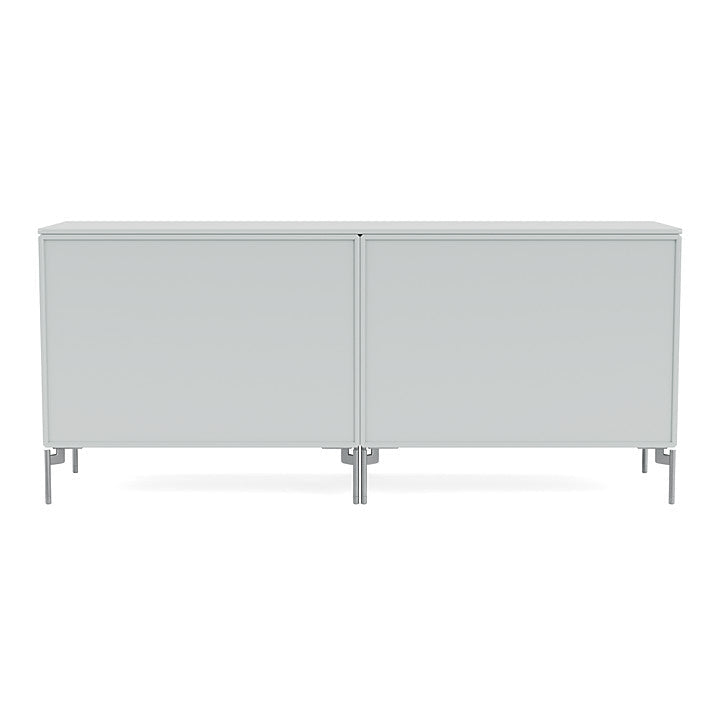 [product_category]-Montana Save Lowboard With Legs, Oyster/Matt Chrome-Montana Furniture-5714322259200-0000SAVE-156-01-MON-4