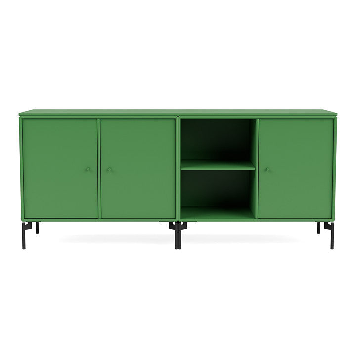 [product_category]-Montana Save Lowboard With Legs, Parsley/Black-Montana Furniture-5714322259019-0000SAVE-152-03-MON-2