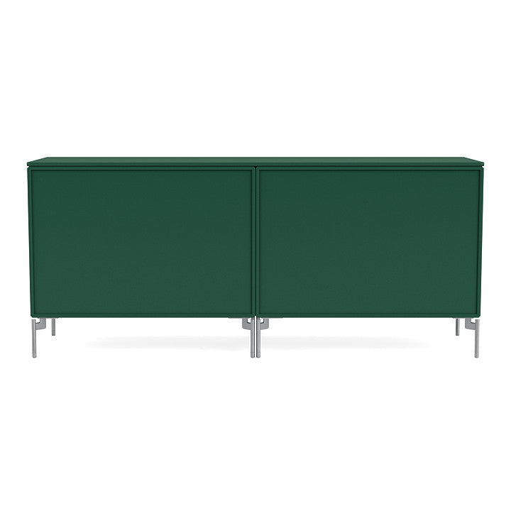 [product_category]-Montana Save Lowboard With Legs, Pine/Matt Chrome-Montana Furniture-5714322257862-0000SAVE-136-01-MON-4